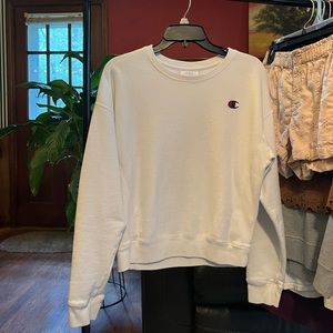 Small White Champion Sweatshirt